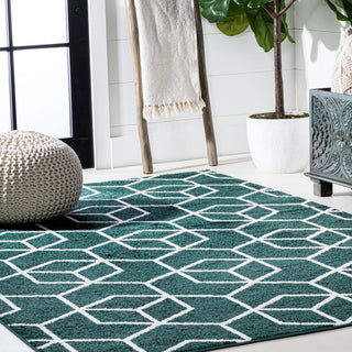 Tumbling Blocks Modern Geometric Area Rug