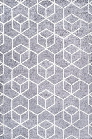 Tumbling Blocks Modern Geometric Area Rug