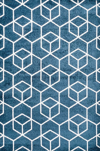 Tumbling Blocks Modern Geometric Area Rug