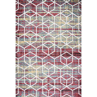 Tumbling Blocks Modern Geometric Area Rug 2