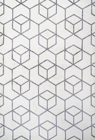 Tumbling Blocks Modern Geometric Area Rug
