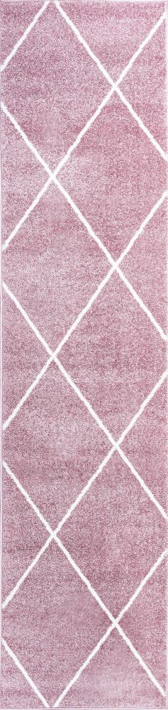 Cole Minimalist Diamond Trellis Area Rug - JONATHAN Y
