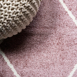 Cole Minimalist Diamond Trellis Area Rug - JONATHAN Y