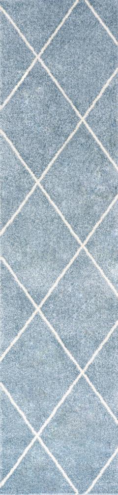 Cole Minimalist Diamond Trellis Area Rug