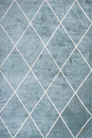 Cole Minimalist Diamond Trellis Area Rug