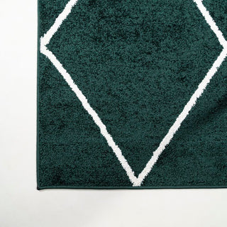 Cole Minimalist Diamond Trellis Area Rug