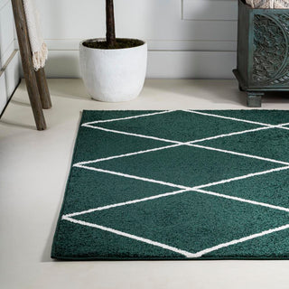 Cole Minimalist Diamond Trellis Area Rug