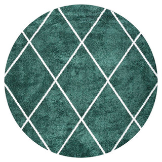 Cole Minimalist Diamond Trellis Area Rug