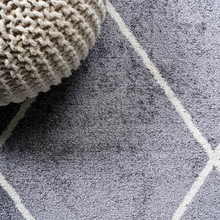 Cole Minimalist Diamond Trellis Area Rug