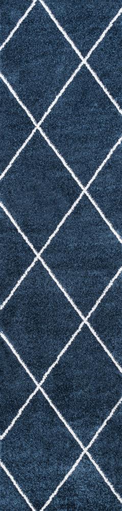 Cole Minimalist Diamond Trellis Area Rug