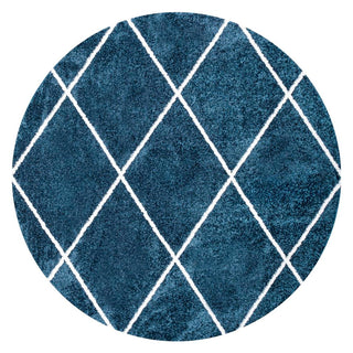 Cole Minimalist Diamond Trellis Area Rug