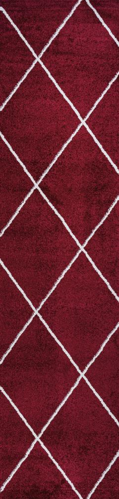 Cole Minimalist Diamond Trellis Area Rug