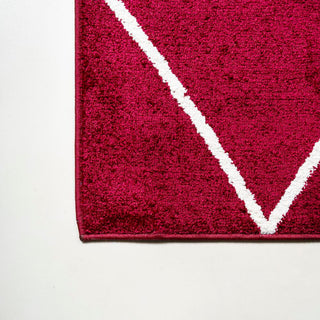 Cole Minimalist Diamond Trellis Area Rug