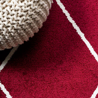 Cole Minimalist Diamond Trellis Area Rug