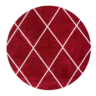 Cole Minimalist Diamond Trellis Area Rug
