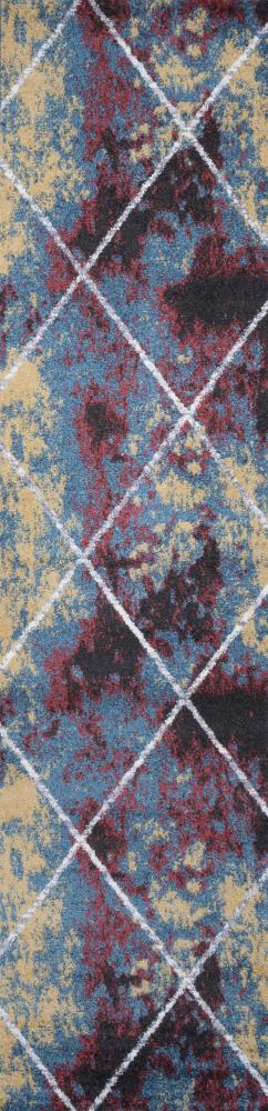 Cole Minimalist Diamond Trellis Area Rug