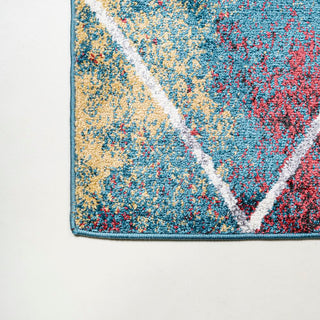 Cole Minimalist Diamond Trellis Area Rug