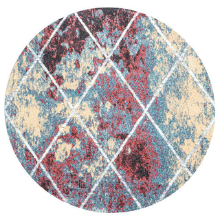 Cole Minimalist Diamond Trellis Area Rug