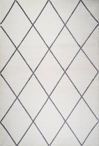 Cole Minimalist Diamond Trellis Area Rug