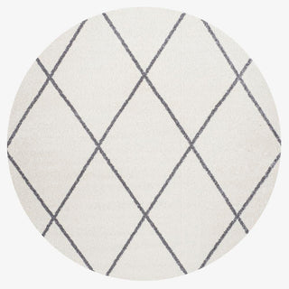 Cole Minimalist Diamond Trellis Area Rug