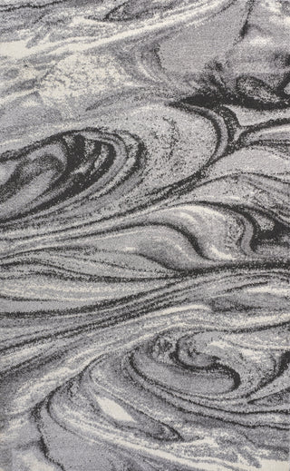 Viscon Abstract Marble Contemporary Area Rug - JONATHAN Y