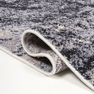 Kassia Contemporary Glam Abstract Marble Area Rug - JONATHAN Y