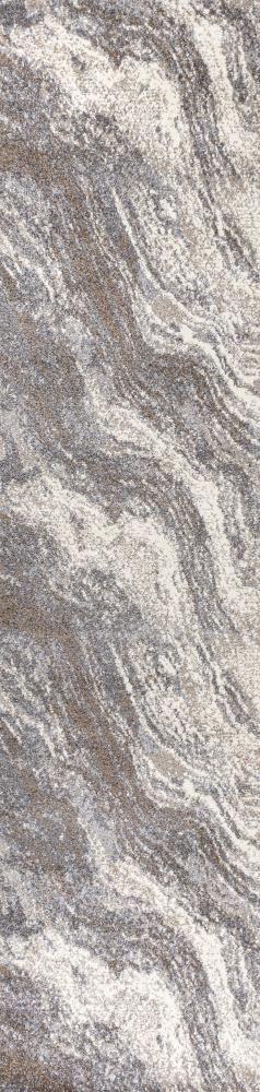 Kassia Contemporary Glam Abstract Marble Area Rug - JONATHAN Y