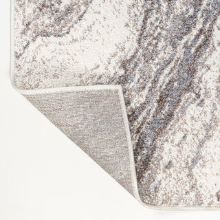 Kassia Contemporary Glam Abstract Marble Area Rug - JONATHAN Y