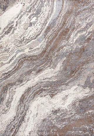 Kassia Contemporary Glam Abstract Marble Area Rug - JONATHAN Y