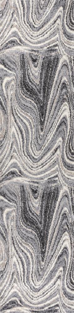 Eleni Contemporary Glam Abstract Marble Area Rug - JONATHAN Y