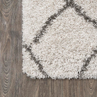 Inca Moroccan Diamond Shag Area Rug - JONATHAN Y