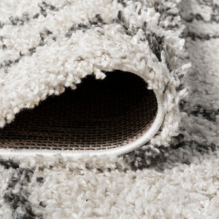 Soller Diamond Trellis Shag Area Rug - JONATHAN Y