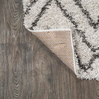 Soller Diamond Trellis Shag Area Rug - JONATHAN Y