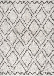 Soller Diamond Trellis Shag Area Rug