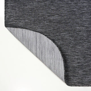 Miles Modern Minimalist Radius Corner Solid Indoor/Outdoor Area Rug - JONATHAN Y