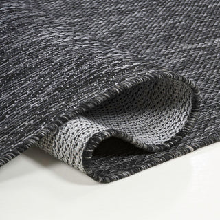 Miles Modern Minimalist Radius Corner Solid Indoor/Outdoor Area Rug - JONATHAN Y