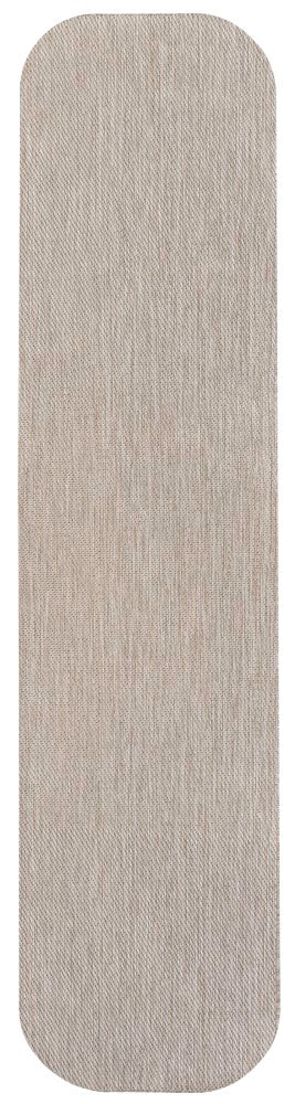 Miles Modern Minimalist Radius Corner Solid Indoor/Outdoor Area Rug