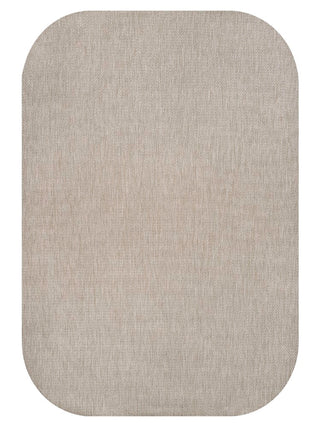 Miles Modern Minimalist Radius Corner Solid Indoor/Outdoor Area Rug - JONATHAN Y