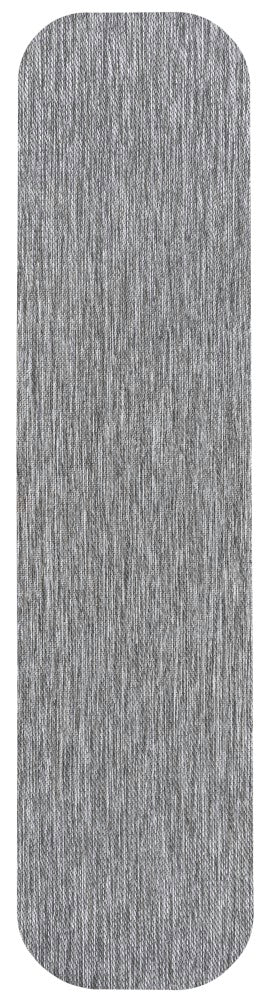 Miles Modern Minimalist Radius Corner Solid Indoor/Outdoor Area Rug