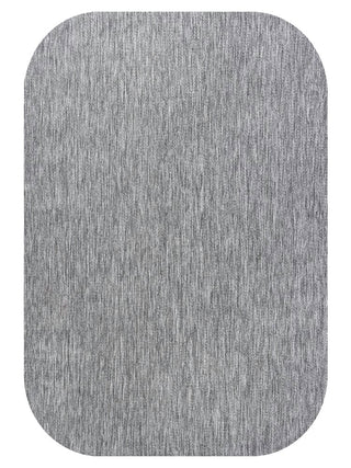 Miles Modern Minimalist Radius Corner Solid Indoor/Outdoor Area Rug - JONATHAN Y