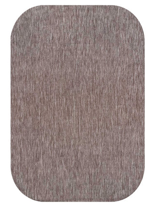 Miles Modern Minimalist Radius Corner Solid Indoor/Outdoor Area Rug - JONATHAN Y
