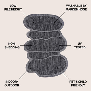 Jasper Modern Rustic Abstract Indoor/Outdoor Area Rug - JONATHAN Y