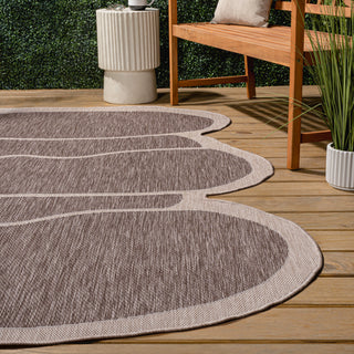 Jasper Modern Rustic Abstract Indoor/Outdoor Area Rug