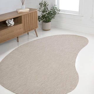 Evan Modern Rustic Organic Curve Indoor/Outdoor Area Rug - JONATHAN Y