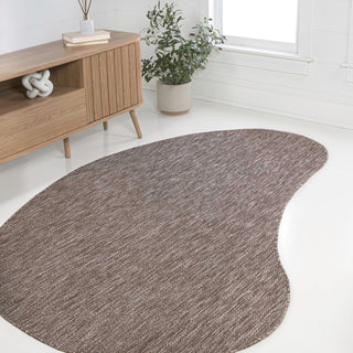 Evan Modern Rustic Organic Curve Indoor/Outdoor Area Rug