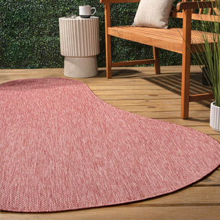 Evan Modern Rustic Organic Curve Indoor/Outdoor Area Rug