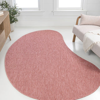 Evan Modern Rustic Organic Curve Indoor/Outdoor Area Rug
