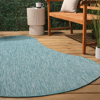 Evan Modern Rustic Organic Curve Indoor/Outdoor Area Rug