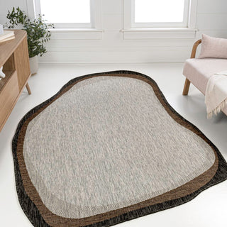 Wyatt Modern Rustic Abstract Indoor/Outdoor Area Rug - JONATHAN Y