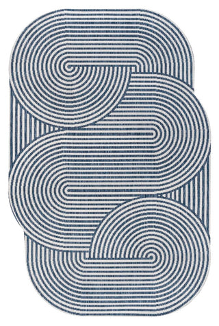 Margot Modern Geometric Arch Stripe Area Rug - JONATHAN Y